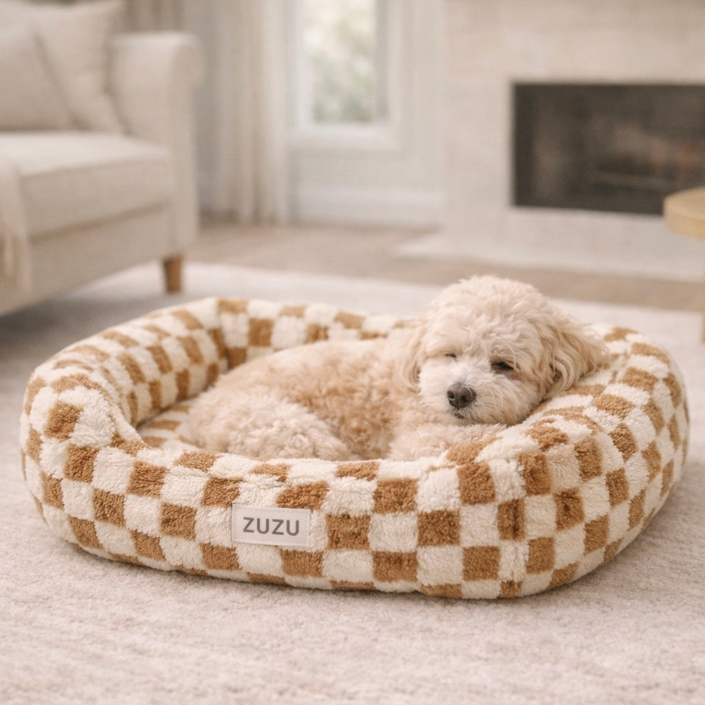 Classic Check Caramel Bed (Lounge)