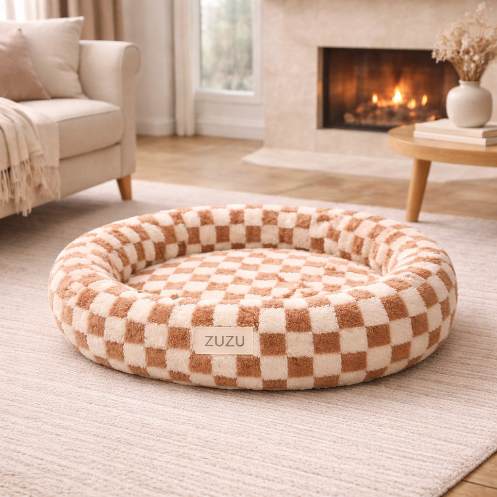 Classic Check Caramel Bed (Donut)