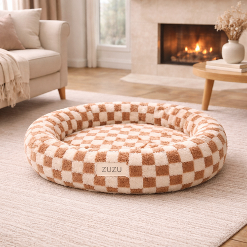 Classic Check Caramel Bed (Donut)